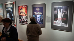 Wystawa "Andrzej Wajda" na Zamku Królewskim w Warszawie. Fot. PAP/R. Guz 