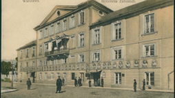Biblioteka Załuskich w Warszawie – pocztówka sprzed 1915 r. Źródło: CBN Polona