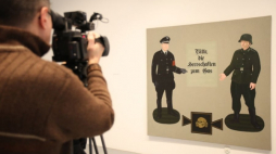 Fragment ekspozycji "Proszę państwa do gazu"