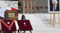 Uroczystości pogrzebowe Longina Komołowskiego w Świątyni Opatrzności Bożej w Warszawie. Fot. PAP/R. Pietruszka 