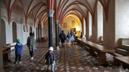 Krzyżacki zamek w Malborku.  PAP/Rafał Guz 
