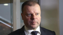 Premier Litwy Saulius Skvernelis. Fot. PAP/EPA