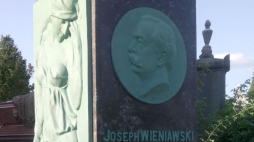 Nagrobek Józefa Wieniawskiego na cmentarzu Ixelles po pracach konserwatorskich. Fot. Piotr Niemcewicz