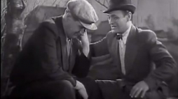 Kadr z filmu "Robert i Bertrand" z 1938 r. z Eugeniuszem Bodo i Adolfem Dymszą. Źródło: serwis wideo PAP/Filmoteka Narodowa