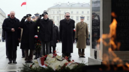 Uroczystości przy Grobie Nieznanego Żołnierza. Fot. PAP/T. Gzell