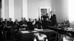 Przemówienie wicepremiera i ministra skarbu Eugeniusza Kwiatkowskiego na posiedzeniu komisji budżetowej Sejmu w sprawie planu inwestycyjnego. 05.02.1937. Źródło: NAC