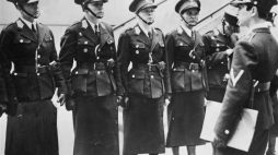 Odprawa policjantek. Warszawa, 1935 r. Fot. NAC