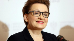 Minister edukacji narodowej Anna Zalewska podczas konferencji prasowej 2 lutego br. w Warszawie. Fot. PAP/L. Szymański