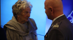 Maria Czernek, gość specjalny uroczystości podpisania porozumienia między IPN i KGP. 21.02.2017. Fot. IPN