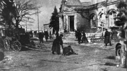 Walki o Kołobrzeg. 03.1945. Fot. PAP/CAF