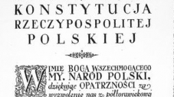Pierwsza strona Konstytucji marcowej. Fot. Wydział Muzealiów Biblioteki Sejmowej. Źródło: sejm.gov.pl 