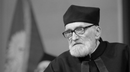 Erwin Kruk podczas uroczystości nadania tytułu doktora honoris causa Uniwersytetu Warmińsko-Mazurskiego. Olsztyn, 06.2016. Fot. PAP/T. Waszczuk