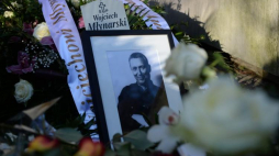 Uroczystości pogrzebowe Wojciecha Młynarskiego na warszawskich Powązkach. Fot. PAP/J. Turczyk