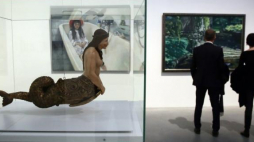 Wystawa "Syrena herbem twym zwodnicza" Muzeum Sztuki Nowoczesnej. Fot. PAP/T. Gzell 