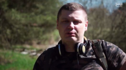 Wojciech Beresztan ze Stowarzyszenia Historyczno-Eksploracyjnego "Medalion". Źródło: serwis wideo PAP