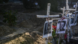 Poszukiwania ofiar komunizmu na Łączce na Powązkach Wojskowych w Warszawie. 2016 r. Fot. PAP/J. Kamiński