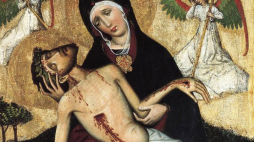Pieta z Tubądzina, warsztat krakowski, ok. 1450 r., w zbiorach Muzeum Narodowego w Warszawie. Fot. PAP/W. Kryński