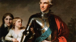 Marszałek konfederacji Stanisław Szczęsny Potocki z synami. Źródło: Wikimedia Commons