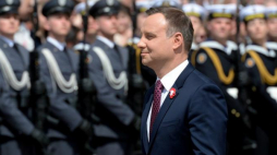 Prezydent Andrzej Duda podczas obchodów Święta Narodowego 3 Maja. 2016 r. Fot. PAP/J. Turczyk 