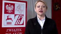 Andżelika Borys, prezes Związku Polaków na Białorusi. Źródło: youtube/ZPB