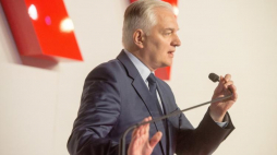 Wicepremier, minister nauki i szkolnictwa wyższego Jarosław Gowin podczas konferencji Narodowego Kongresu Nauki. Łódź, 25.05.2017. Fot. PAP/G. Michałowski