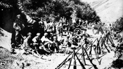 Rezerwy I Brygady Legionów Polskich pod Konarami. 14.05.1915. Źródło: NAC