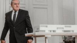 Warszawa, 07.11.2016. Wicepremier, minister kultury i dziedzictwa narodowego Piotr Gliński podczas konferencji prasowej nt. budowy stałej siedziby Muzeum Historii Polski w Warszawie. PAP/Jakub Kamiński 