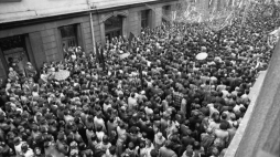 Pogrzeb Stanisława Pyjasa, studenta V roku polonistyki UJ. PAP/CAF/Maciej Sochor 