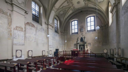  Wnętrze synagogi Izaaka Jakubowicza w Krakowie. (PAP/Jerzy Ochoński