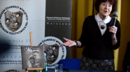 Zofia Pilecka-Optułowicz, córka zamordowanego w mokotowskim więzieniu Witolda Pileckiego, podczas spotkania z okazji promocji jej książki pt. "Mój ojciec". Fot. PAP/J. Kamiński