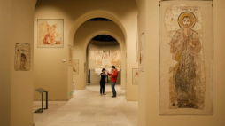 Galeria Faras im. prof. Kazimierza Michałowskiego w Muzeum Narodowym w Warszawie. Fot. PAP/P. Supernak
