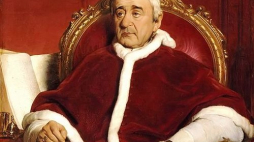 Portret papieża Grzegorza XVI - Paul Delaroche. Źródło: Wikimedia Commons