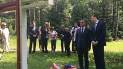Delegacja MKiDN w Kuropatach. Źródło: Ambasada RP w Mińsku