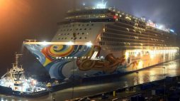 Statek pasażerski „Norwegian Getaway”. Fot. PAP/EPA