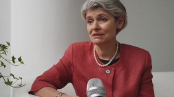 Bokova: Wierzę, że XXI wiek będzie czasem, kiedy kobiety będą doceniane za swój wkład w pokój na świecie i jego rozwój. Źródło: serwis wideo PAP