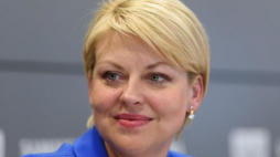 Przewodnicząca Związku Polaków na Białorusi Andżelika Borys. Fot. PAP/J. Kaczmarczyk
