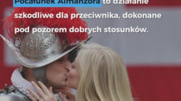 Niebezpieczne pocałunki w polszczyźnie: pocałunek śmierci czy Almanzora. Źródło: serwis wideo PAP