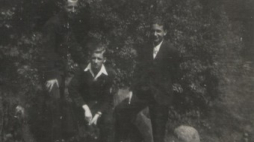 Z lewej strony: Edward Klinik, Czesław Jóźwiak, Franciszek Kęsy, rok 1937. Źródło: Parafia rzymskokatolicka pw. "Błogosławionej Poznańskiej Piątki" w Poznaniu