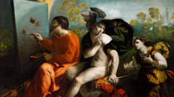 "Dar dla narodu. 20-lecie obecności kolekcji Lanckorońskich na Wawelu" - Dosso Dossi „Jowisz, Merkury i Cnota”. Źródło: Wikimedia Commons