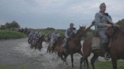 Trwają zdjęcia do filmu o żołnierzach Legionów Piłsudskiego. Źródło: serwis wideo PAP