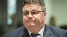 Szef MSZ Litwy Linas Linkeviczius. Fot. PAP/W. Dąbkowski
