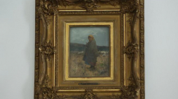  Obraz "Gęsiarka" Romana Kochanowskiego. Fot. PAP/R. Guz