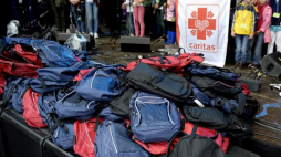 Ogólnopolski finał akcji „Tornister Pełen Uśmiechów” w Przemyślu. 08.2014. Fot. PAP/D. Delmanowicz 