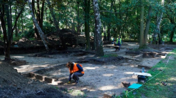 Prace archeologiczne na terenie Wojskowej Składnicy Tranzytowej Westerplatte. Gdańsk, 24.08.2017. Fot. PAP/A. Warżawa
