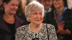 Prezes Społecznego Komitetu Opieki nad Starą Rossą Alicja Klimaszewska. 2014 r. Fot. PAP/L. Szymański