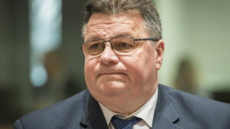 Szef MSZ Litwy Linas Linkeviczius. Fot. PAP/W. Dąbkowski