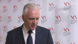 Wicepremier, szef resortu nauki Jarosław Gowin. Źródło: serwis wideo PAP