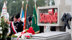 Obchody 37. rocznicy podpisania Porozumienia Jastrzębskiego i powstania NSZZ Solidarność. Jastrzębie Zdrój, 03.09.2017. Fot. PAP/A. Grygiel