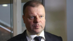 Premier Litwy Saulius Skvernelis. Fot. PAP/EPA