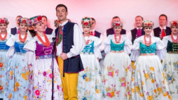Występ Zespołu Pieśni i Tańca "Śląsk" im. Stanisława Hadyny. Fot. PAP/A. Grygiel